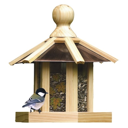 Perky-Pet Feeder Wood Gazebo Bird 2Lb 50129